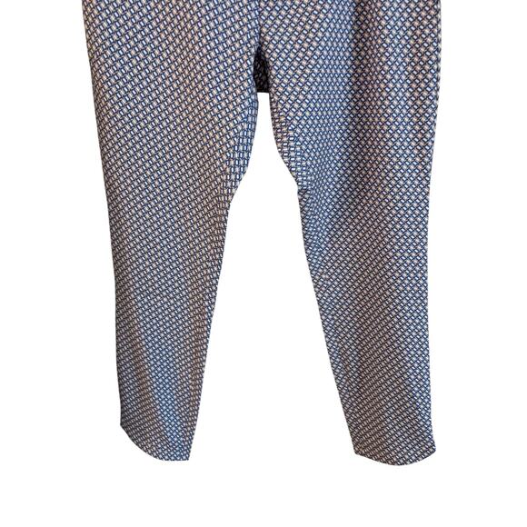 Peter Millar Surge Links Print Ankle Pants Sz 6 Activewear Stretch Geometric NWT - Picture 3 of 5
